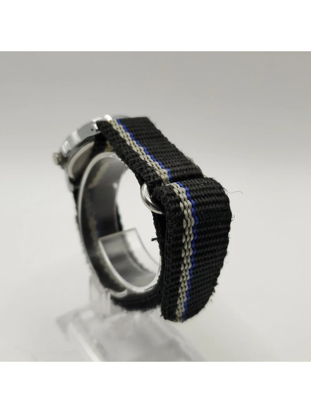 Timex Indiglo Blue Indicator 30mm Womens Watch White Dial New Battery